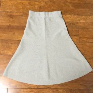 Cream Ann Taylor Skirt